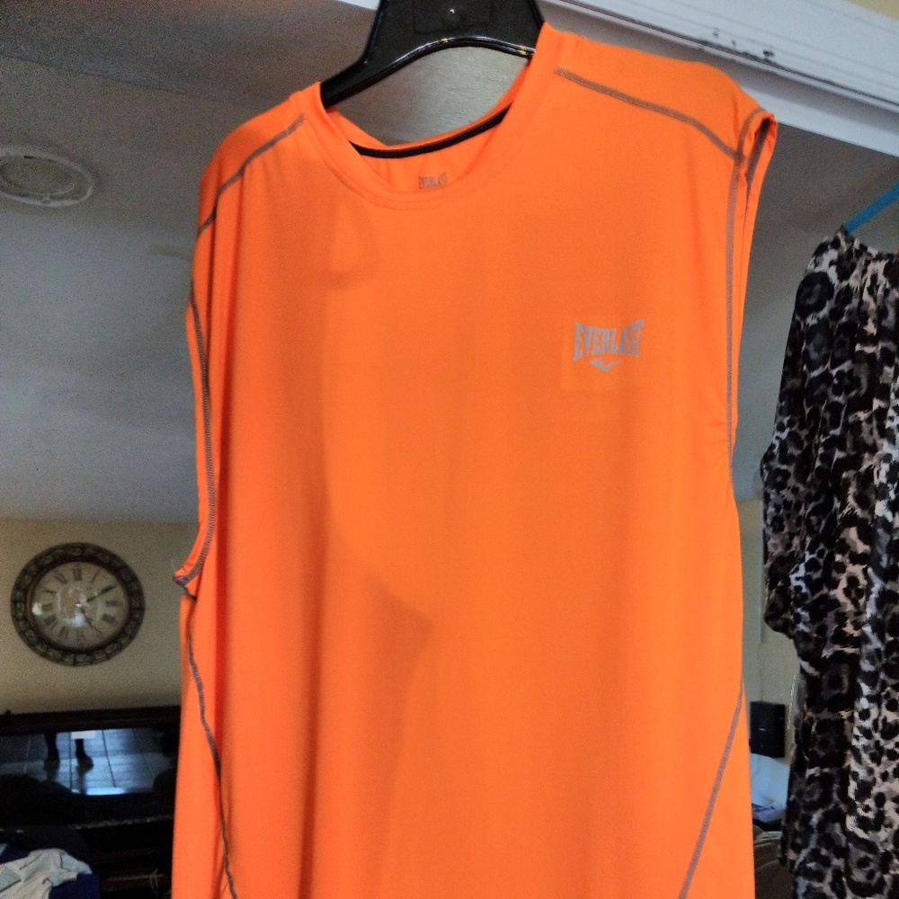 Orange EVERLAST sleeveless shirt